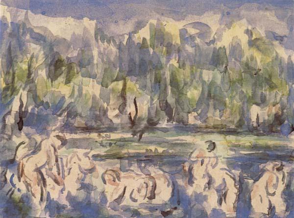 Paul Cezanne Bathers oil painting image